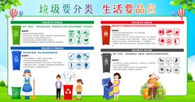 垃圾分类宣传展板