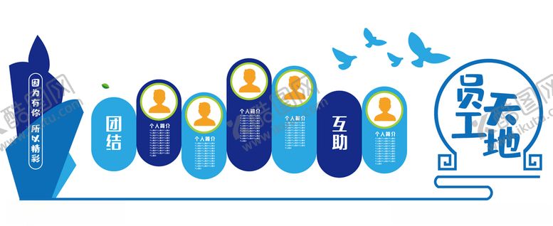 编号：26670909212114341043【酷图网】源文件下载-员工文化墙