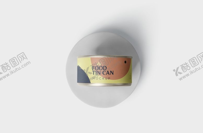 编号：78428409090420203647【酷图网】源文件下载-金属罐头包装样机