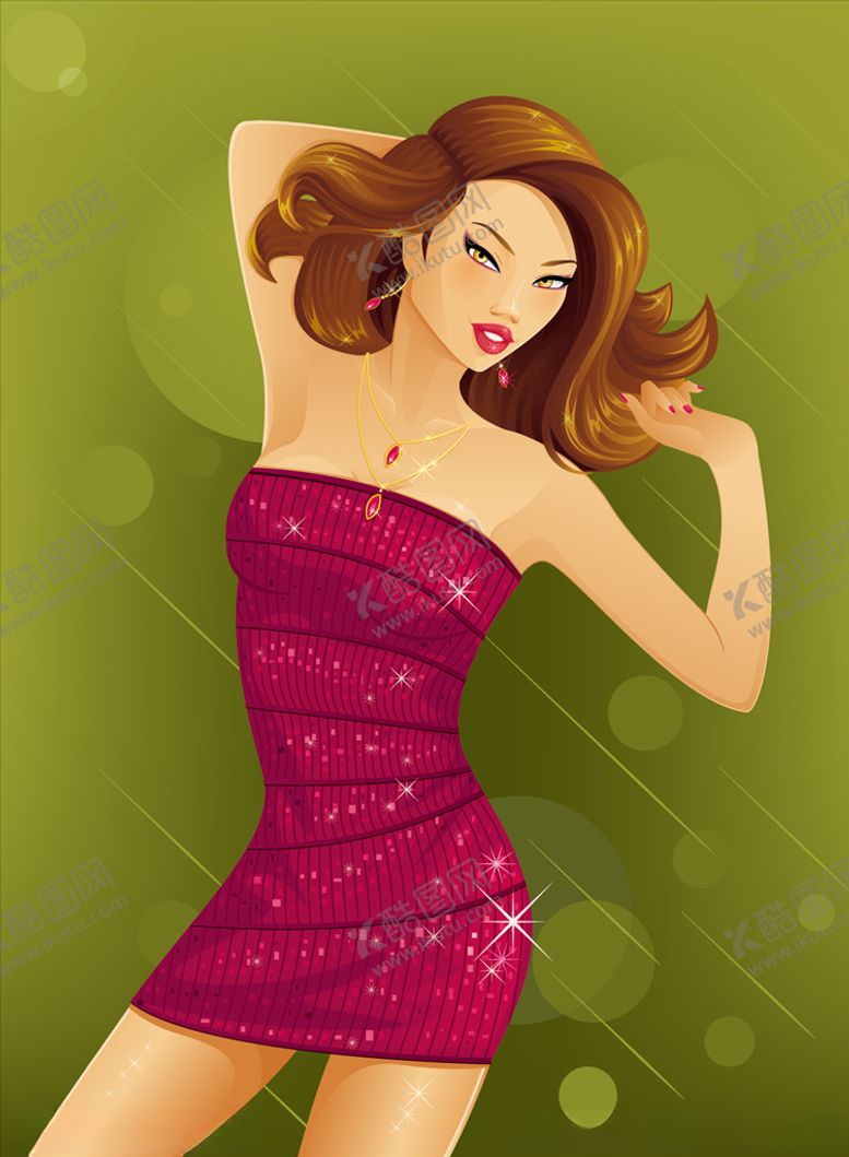 编号：81691810301820202012【酷图网】源文件下载-时装女人