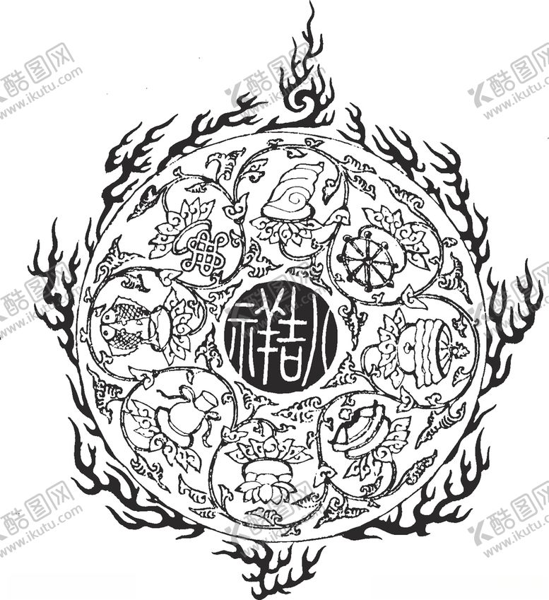 编号：32362505101312005412【酷图网】源文件下载-镂空花图案