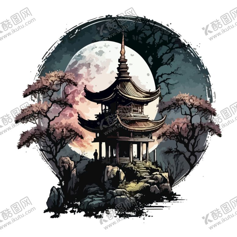 编号：45154411172152553218【酷图网】源文件下载-山水画