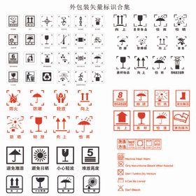 纸箱包装用图标