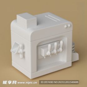 C4D模型饮水机