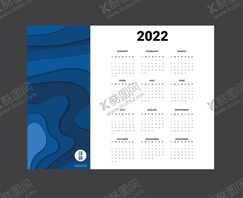 编号：08792509281326401457【酷图网】源文件下载-2022台历