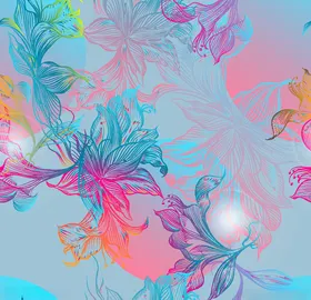 小碎花数码印花