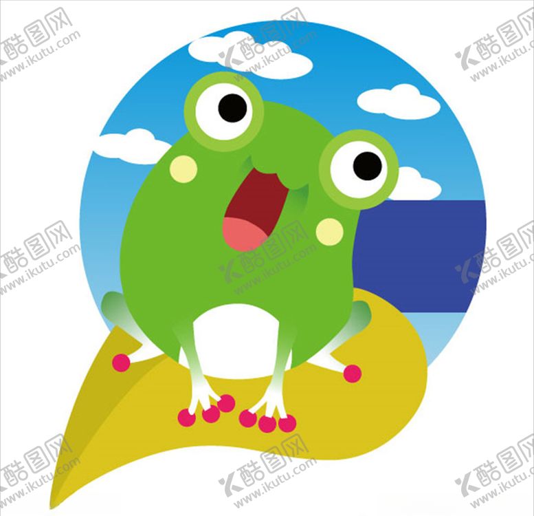 编号：46106505130555038215【酷图网】源文件下载-卡通矢量青蛙