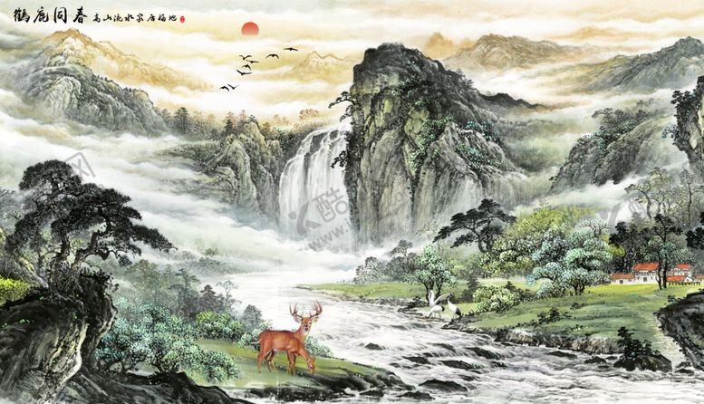 编号：84219709291655273728【酷图网】源文件下载-山水画