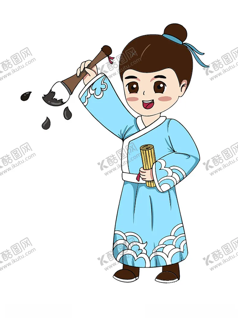 编号：77021202281243258060【酷图网】源文件下载-古人卡通人物