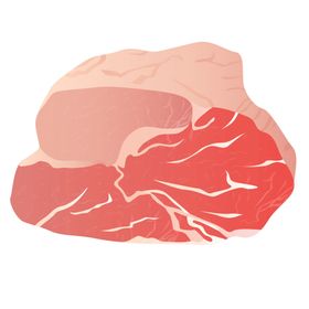 肉制品禽畜类卡通手绘