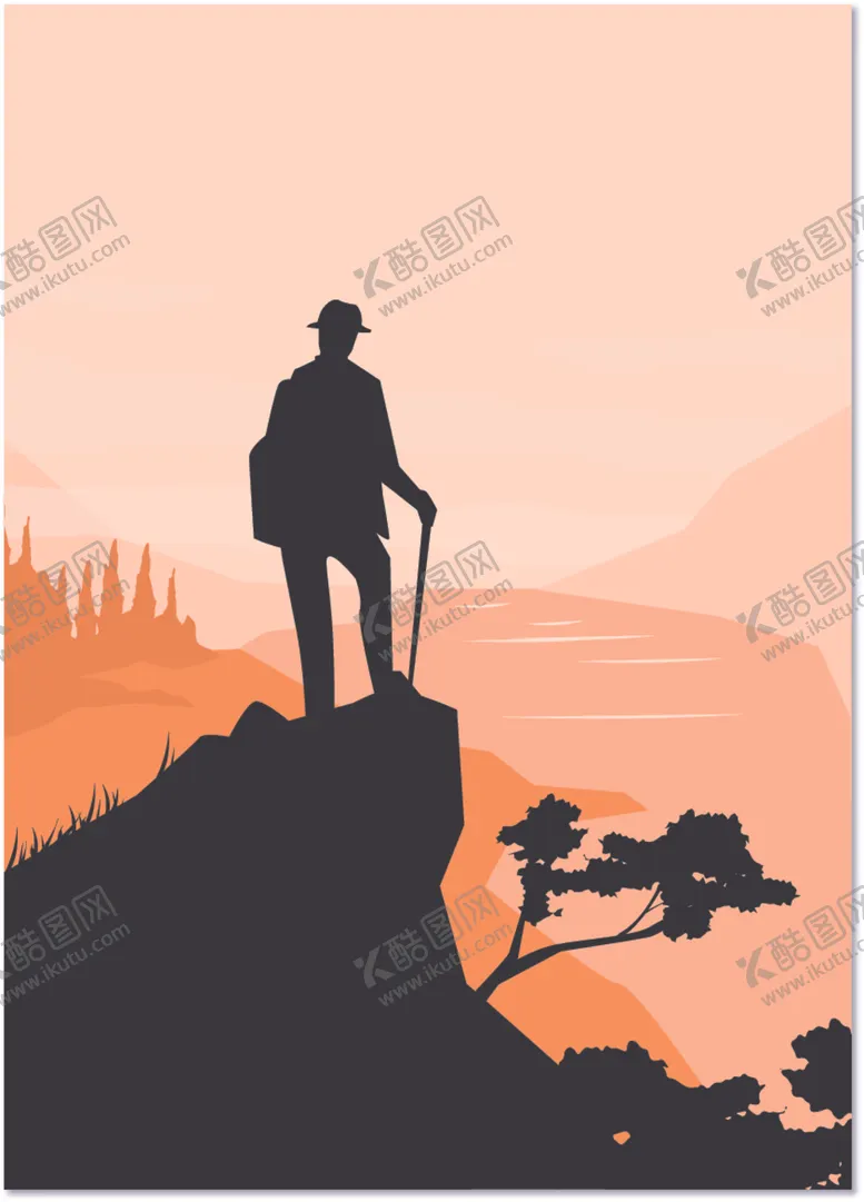 编号：89673505021410185807【酷图网】源文件下载-旅行风景矢量插画