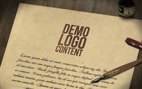 LOGO标志样机logo应用文化墙效果图墙