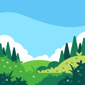 矢量春天背景壁纸绿色四季