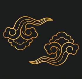 矢量云纹古典祥云