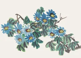 百花争艳朵工笔画牡丹