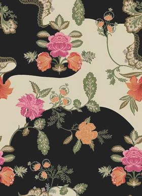 欧美华丽复古花卉装饰画