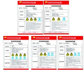 安全风险责任牌全