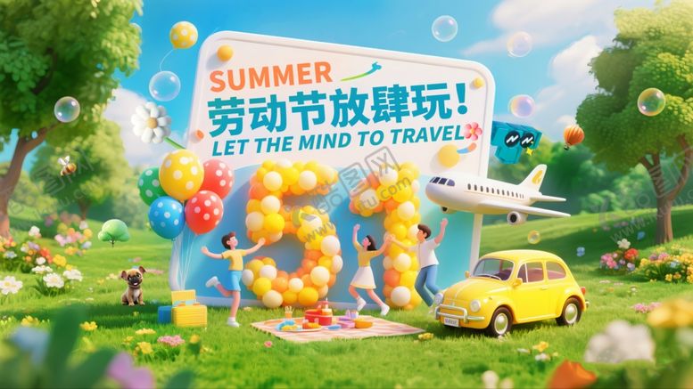编号：91757205140122006561【酷图网】源文件下载-51出游季