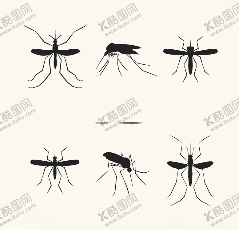 编号：48117506160644552785【酷图网】源文件下载-蚊子剪影