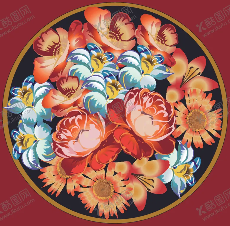 编号：81715607050815199548【酷图网】源文件下载-丝巾印花