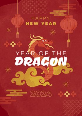 中国新年广告海报