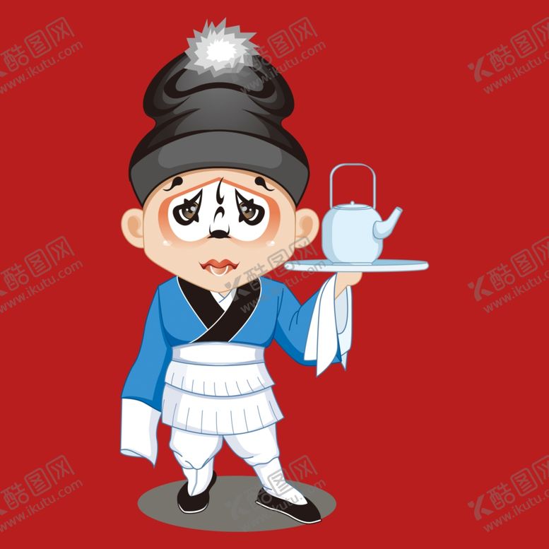 编号：93847301150055313618【酷图网】源文件下载-手绘京剧人物