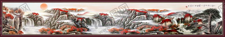 编号：44843809291229212282【酷图网】源文件下载-山水画