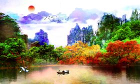 新中式山水