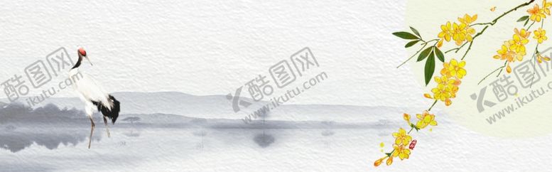 编号：20579705060810299640【酷图网】源文件下载-仙鹤桂花