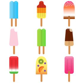 卡通冰淇淋