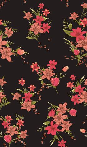 粉色花卉图案背景