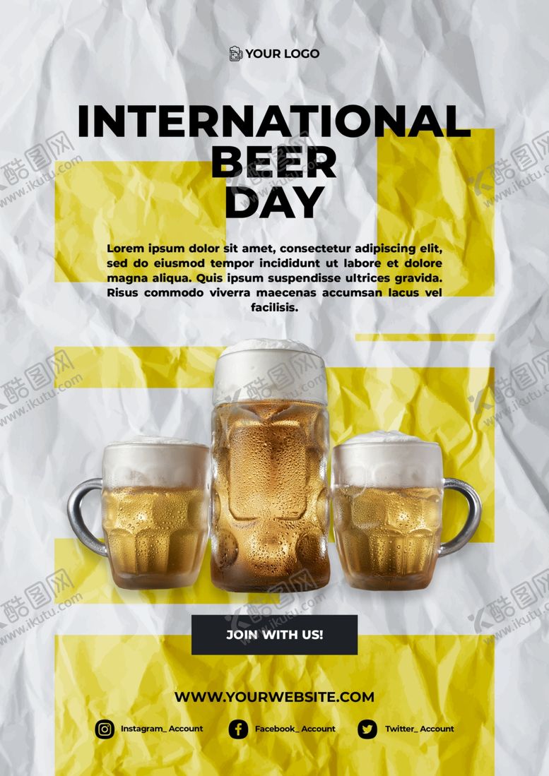 编号：21699809111932168641【酷图网】源文件下载-啤酒海报