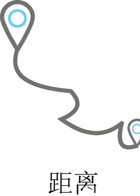 距离图标