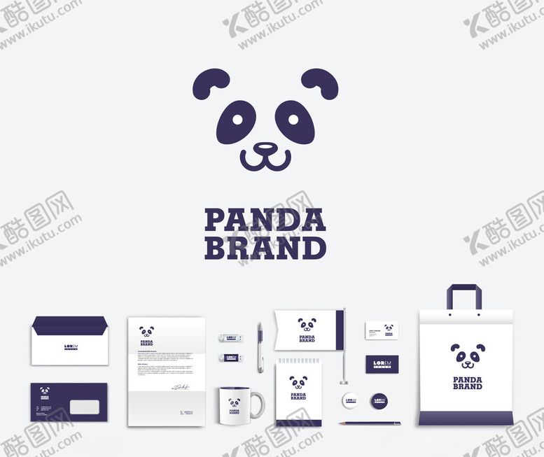 编号：95767111251505485472【酷图网】源文件下载-熊猫品牌视觉设计展示