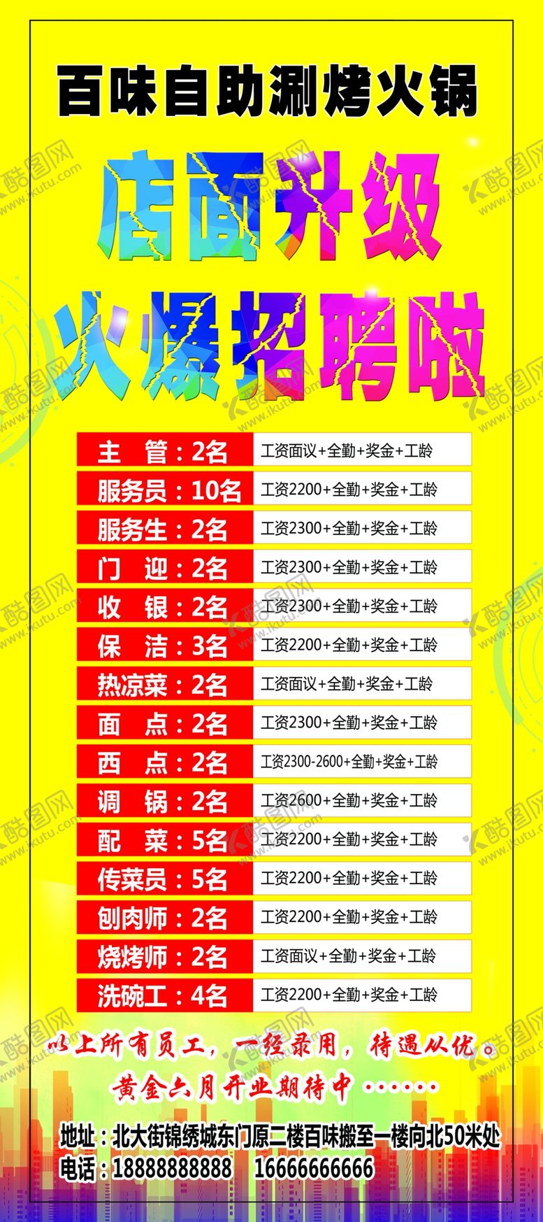 编号：86463106151038045849【酷图网】源文件下载-招聘展架
