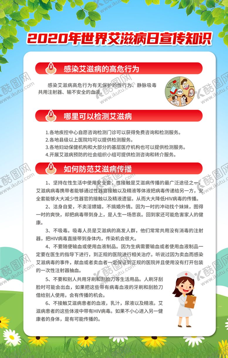 编号：28838105151023554816【酷图网】源文件下载-艾滋病预防知识