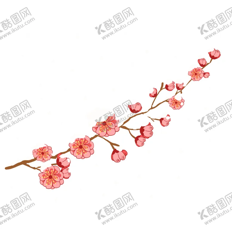 编号：77448706260620366314【酷图网】源文件下载-中国风水墨梅