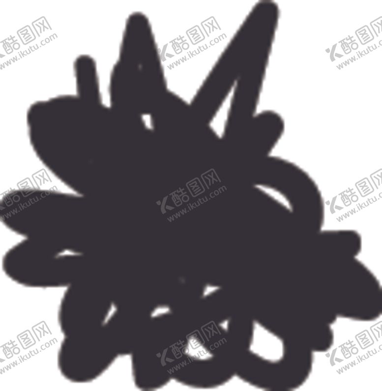 编号：32634205040854002711【酷图网】源文件下载-黑白不规则涂鸦几何图案