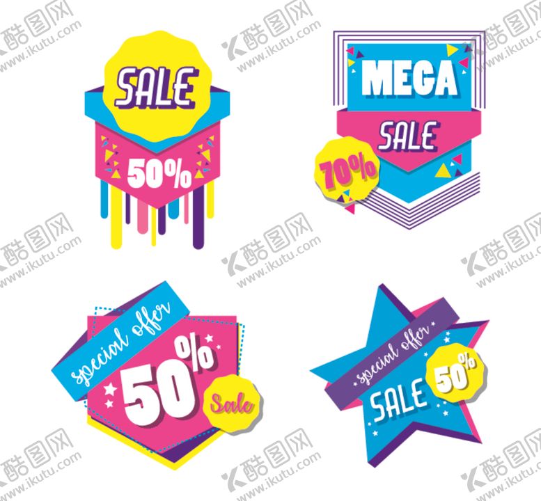 编号：71440309230231231568【酷图网】源文件下载-矢量标签素材