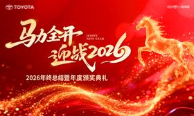 马年新年年会主kv大屏
