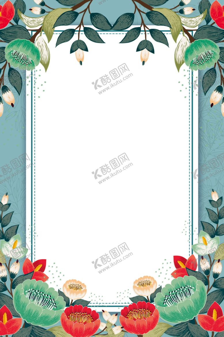 编号：14672009232007384478【酷图网】源文件下载-夏季植物花朵促销活动海报