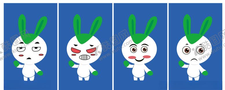 编号：47831709161352353356【酷图网】源文件下载-手绘卡通兔子笑脸