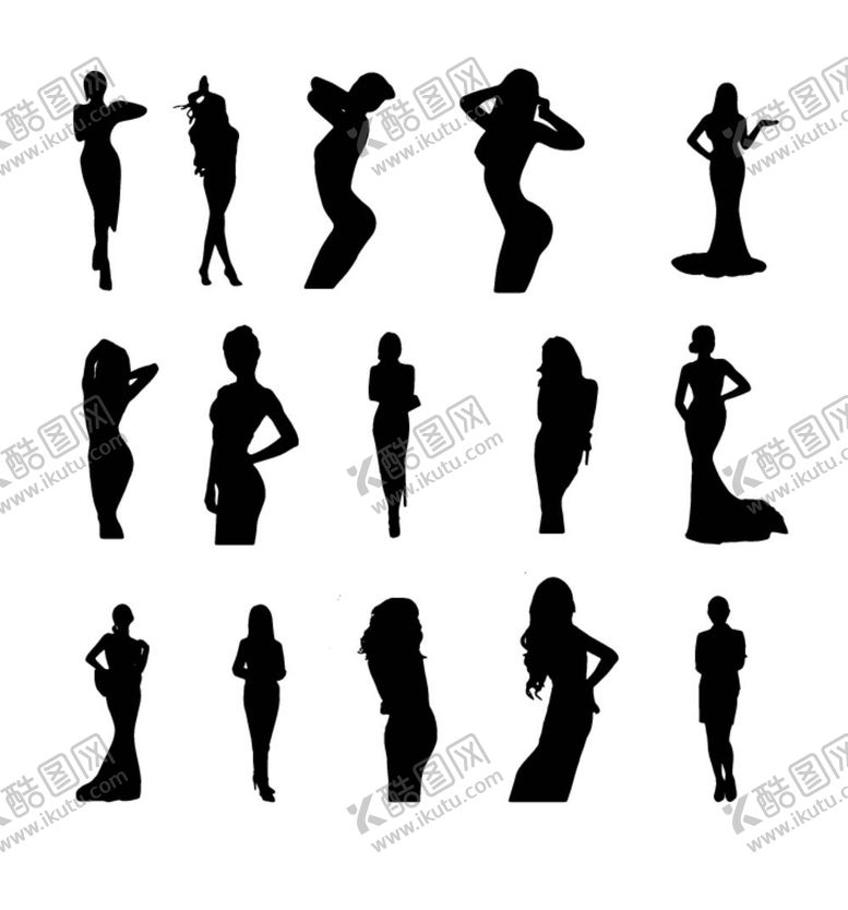 编号：11193112011829476862【酷图网】源文件下载-美女剪影