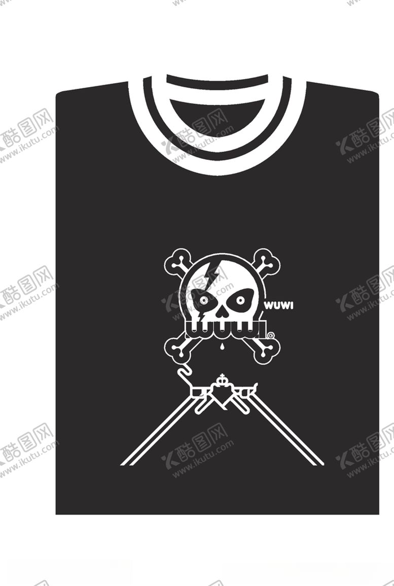 编号：20411205080602302590【酷图网】源文件下载-欧美日韩潮流文化衫T恤矢量