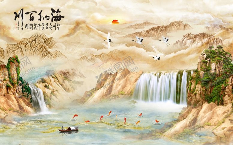 编号：28152405101123074927【酷图网】源文件下载-装饰画背景墙