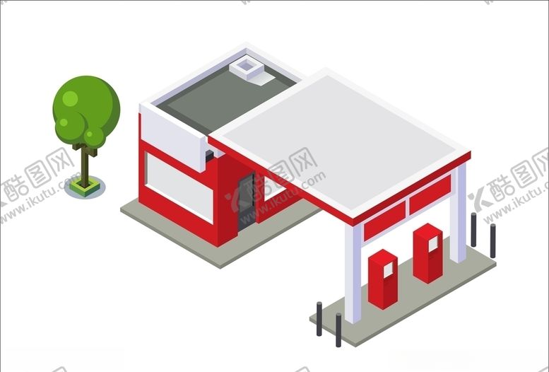 编号：80358909291113278897【酷图网】源文件下载-加油站