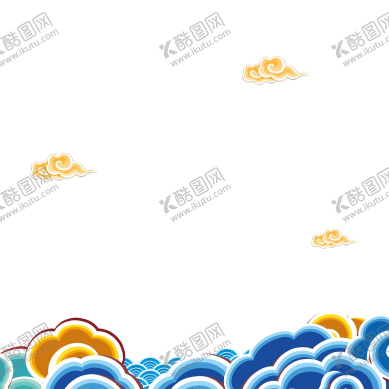 编号：22773507071618597711【酷图网】源文件下载-祥云喜庆元素