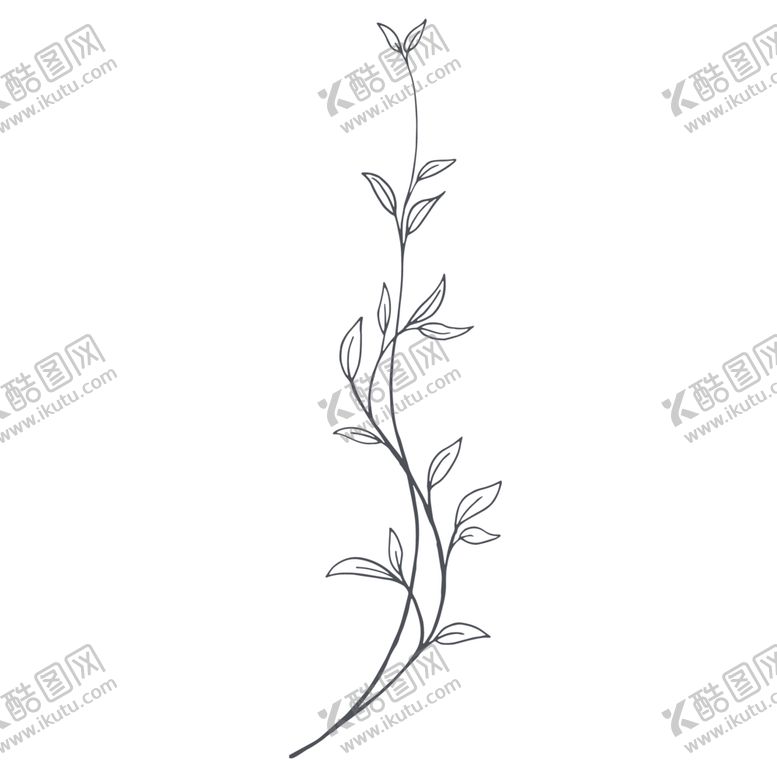 编号：24962309231840503349【酷图网】源文件下载-手绘植物