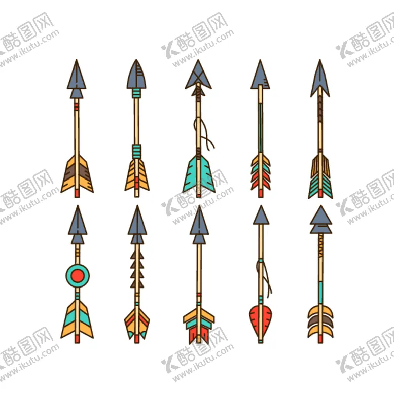 编号：64819412091633006402【酷图网】源文件下载-手绘箭头方向
