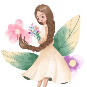 卡通女孩